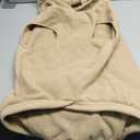 IECOii Warm Dog Hoodie for Large Dogs, Extra Large Dog Hoodie Fleece Vest with Leash Hole & Pocket, Big Dogs Sweatshirt for Giant Breed, Pullover Sleeveless Doberman, Great Dane Sweater, Khaki, 4XL