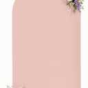 Pink Arch Backdrop Cover for Wedding, 6FT Dusty Pink Arch Cover Stretchy Backdrops, Double-Sided Arch Stand Covers for Wedding Ceremony, Baby Shower, Birthday Party Decoration