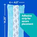 Medline Deluxe Perineal Cold Pack with Adhesive Strip, 4.5 Inches x 14.25 Inches, Soothes Postpartum Area, Regular Absorbency, Single Use, 1 Each