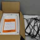 3-Tier White Ceramic Serving Trays with Black Metal Stand Set- Porcelain Dessert Serving Platters and Trays for Party, Tiered Fruit Tray Stand for Serving Food, 1 Stand + 3 Plates