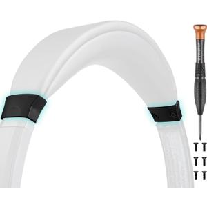 SOULWIT Repair Headband End Caps for Bose QuietComfort 15(QC15)/QuietComfort 2(QC 2) Headphones, Replacement Parts Accessories Covers for Easy DIY Installation - Black