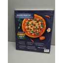 Pizza Pan - 14 Inch Nonstick Pizza Pan for Oven with Widen Handles for Cooking, Baking, and Grilling - Durable, Even Heating, Long-Lasting Kitchen Cookware (2, Golden)