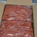 Fitted Tablecloth for 8 Foot Rectangle Tables-6 Pack Rust Elastic Fall Thanksgiving Table Cover-Spandex Stretch Folding Table Cloths 8ft for Camping Dining Room Patio Kitchen Banquet Party