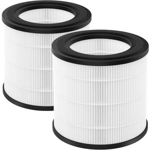 2-Pack 800 Series Replacement Filter Compatible with Philips AC0820/40 and AC0850/41 Purifiers Part Number FY0194/30 and FY0293/30, For AsinB0BS9VBB45/B0BS9TYCQ7