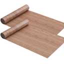 Peel and Stick Vinyl Flooring Planks Roll Wood Grain Wallpapers, 118.11"L x 15.75"W