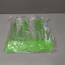 50 Green Blank Plastic Tags for Labeling Waterproof Hanging Labels Writable Tags Seal Plastic Marking Label for Clothes Bags Keys Inventory with One Marker Pen