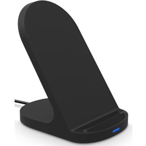 YW YUWISS 15W Fast Wireless Charger Wireless Phone Charger Stand Compatible with Apple iPhone 14 13 12/12 Pro Max/ 11Pro/11Pro Max, Compatible with Samsung Galaxy S22 S21 S20 (Black)