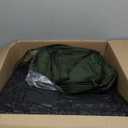 IPYNBAP Outdoor Chair Cushions Set of 4 -Waterproof Outdoor Seat Cushions for Patio Furniture, Patio Chair Cushion with Handle and Ties, Out Door Chair Pads,19x19x3-Square, Forest Green