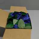 Felice Arts 2 Pack Royal Blue Artificial Rose Vine Each 6.5FT Fake Flower Garland Hanging Rose Garland for Wedding Flowers Table Arrangement Birthday Ceremony Room Graduation Decor