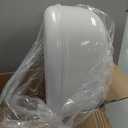 Pet Casket, ABS Plastic Pet Coffin with Paw Design for Burial of Cats and Dogs(White, Large)