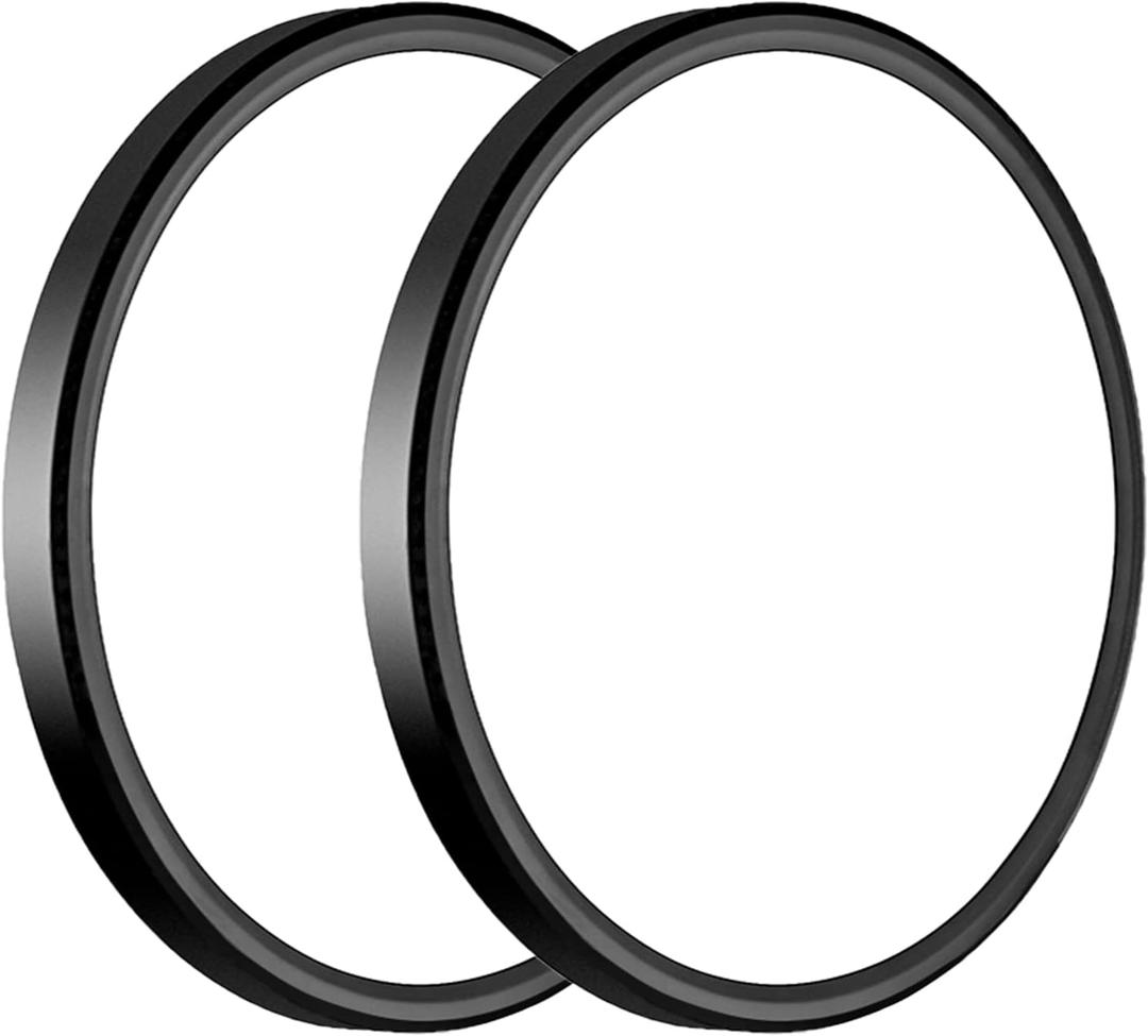 Two Pack 3200lm LED Flush Mount Ceiling Light, Super Slim 12 inch Ceiling Light, 5000K LED Lights for Bedroom, Living Room, Dining Room,Garage,Office (Black)