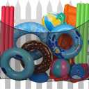 Pool Float Storage Net, Extra Large 110" * 47" Poolside Toy Net Floats Holder, Heavy Duty Mesh Pool Storage Bag Organizer for Inflatables Toy, Balls, Swimming Ring, Pool Accessories, L110 IN * H47 IN