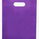 Choice Marts Merchandise Bags Purple Color 100 Count 9"x12" Size 1.5Mil With Handles