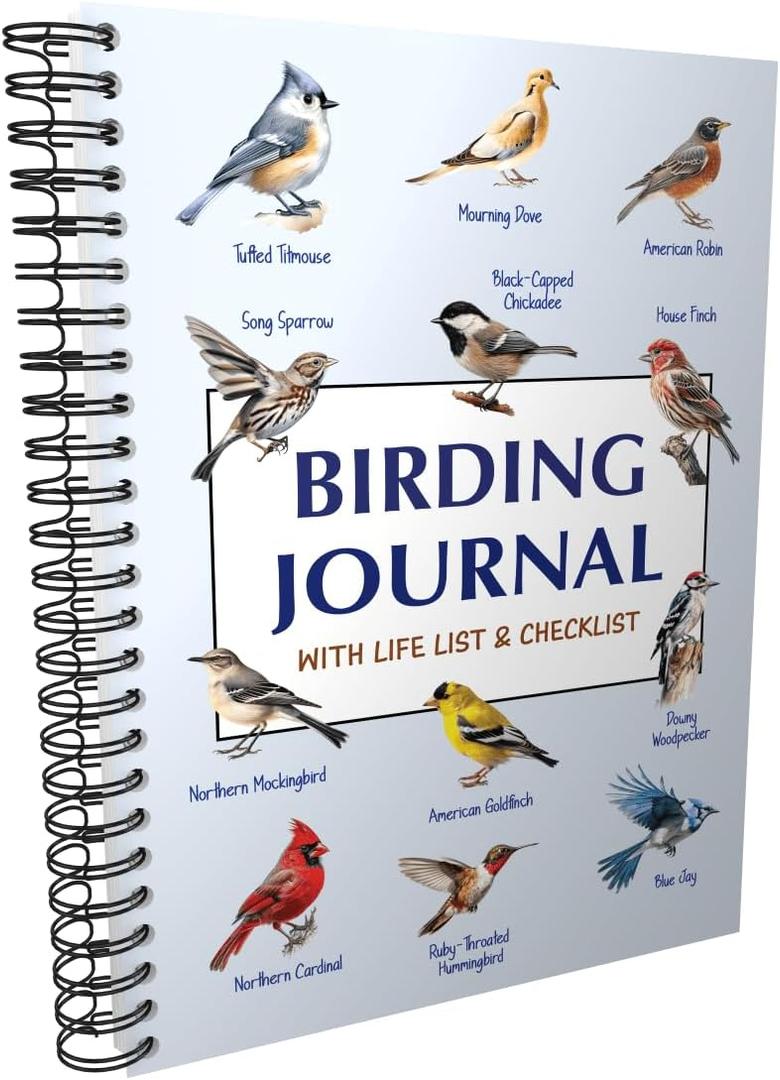 Birding Journal with Life List & Checklist A5