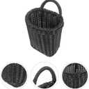 Zerodeko Wall Hanging Basket 9.05X5.31X3.62In Wicker Storage Organizer with Handle for Kitchen Bathroom Door Back Multi-Purpose Hanging Basket