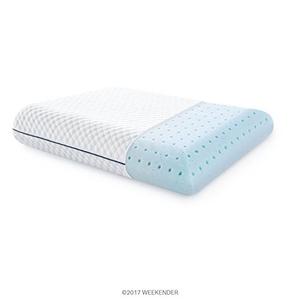 WEEKENDER Gel Memory Foam Pillow - Standard Size - 1-Pack - Medium Plush Feel - Neck & Shoulder Support - For Back, Side, & Stomach Sleepers - Home, Hotel, & Hospital Essentials
- Size: 24"x16"x4.5"
