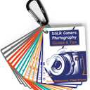 DSLR Cheat Sheet Photography Accessories Camera Accessories for Canon Nikon Sony Photography Gifts for Photographer Quick Reference Cards Guides Tips Settings Exposure Modes Composition And More 43in