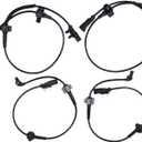 Front and Rear Driver and Passenger Side ABS Sensor for Chevy Silverado 1500 2014-18, Tahoe 2015-17, GMC Sierra 1500 2014-18, Yukon 2015-17