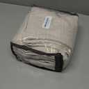 102 Inch Long Linen Sheer Curtains for Living Room 2 Panels Set Rod Pocket Back Tab Light Filtering Privacy Window Curtain Drapes for Bedroom Office, 50x102 in Length