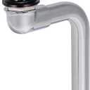 EZ-FLO 1-1/4 Inch Offset Lavatory Sink Drain Assembly with Tailpiece and Grid Strainer, Chrome Plated, 35078