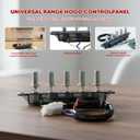 Range Hood 5 Button Switch Button Universal Accessories Switch Control Board Panel Controller