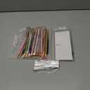 Feifeiya 25 Sets Sweet 16th Birthday Party Favors for Guests, Include Sweet Sixteen Glitter Ballpoint Pens with Thank You Cards, Thank You for Coming to My 16 Years Birthday Party Supplies (Classic)
