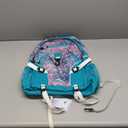 High Sierra Loop Backpack, Travel, or Work Bookbag with tablet sleeve, One Size, Sequin Facets/Bluebird/White