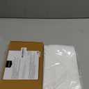 Amazon Basics Hypoallergenic Protector Cover Pillowcases - 21 x 55 Inches, Body Size, White, Pillows Not Included