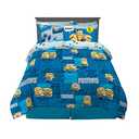 Franco Kids Bedding Super Soft Comforter and Sheet Set with Sham, 7 Piece Full Size, Minions The Rise Of Gru