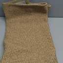 Braided Area Rug 3x5 Ft Washable Rugs for Entryway Throw Rugs Rubber Backed Boho Door Mat Indoor Entrance Cotton Kitchen Mats Woven Front Door Carpet for Foyer, Orange/Tan/Brown