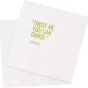 Funny Cocktail Napkins 100Pcs Trust Me You Can Dance Wine Paper Disposable Party Napkins For Bachelorette Bridal Shower Birthday New Year's Eve Girls' Night Party 5 x 5 2-ply (Wine)