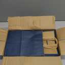 Joybe 100 Pack 5.95x3.25x8 Inch Small Navy Blue Paper Bags with Handles Bulk, Kraft Paper Gift Bags for Birthday Party Favors Grocery Retail Shopping Business Goody Merchandise Craft Blank Sacks