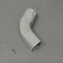 Downspout Gutter Elbows 2"x3", Angle of 90 Degrees, Low Gloss White（Style B“Side Elbows”）