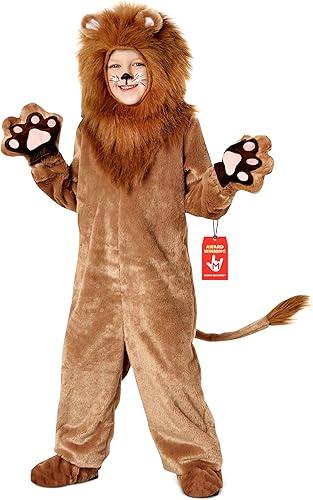 Morph Deluxe Lion Costume Kids Lion Mane Costume Halloween Costumes For Boys, Girls and Toddlers XL