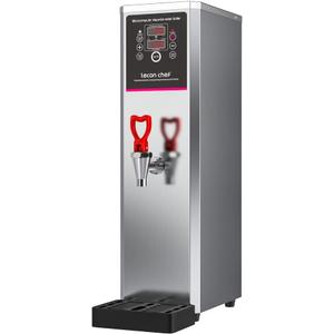 Water Boiler Eletric Commercial Hot Water Dispenser Countertop Silver 15L with Filter Automatic 1500W Fast Heating for Restaurant, Home, Office