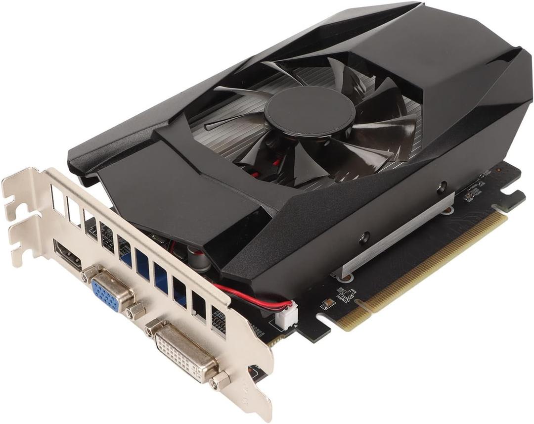 Zopsc for AMD HD7670 4GB GDDR5 128bit Graphics Card, PCIE X16 2.1 High Performance Gaming Graphics Card with Cooling Fan, , DVI, VGA