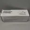 Vegetable Chopper: 10 in 1 Food Chopper - Onion Vegetable Slicer Cutter Dicer, Veggie Cutter with Container, 7 Blades, Kitchen Gadgets for Carrot Salad Garlic Potato Slicer (Black/White)