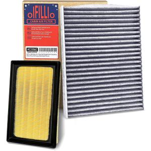 OIFILLIO Engine Cabin Air Filter Kit for 2020-2025 Corolla Hybrid, 2016-2022 Prius 1.8 L/Prius Prime (Only for 1.8L Hybrid) Replaces OEM 17801-21060, 87139-58010