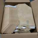 Kacctyen 100 Pcs Insulated Take Out Bags Bulk 9.5 x 6 x 9.5 in Thermal Insulation Food Bag for Coffee, Milk Tea, Hot Cold Food, Delivery Cooler Bag for Catering Restaurant Grocery Picnic (Kraft Color)