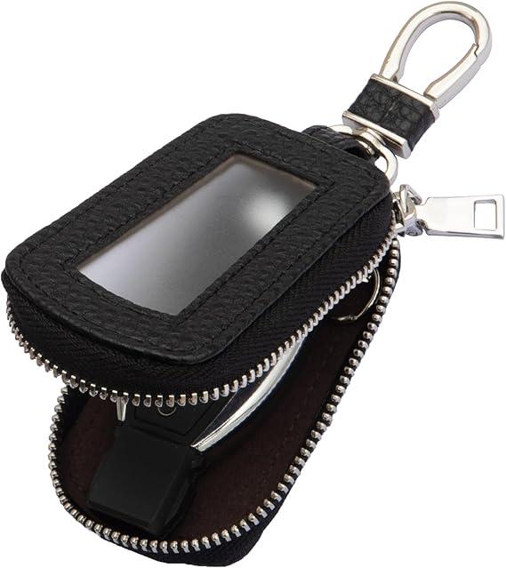 Yuoyar Premium Leather Key Fob Case - Universal Car Key Holder