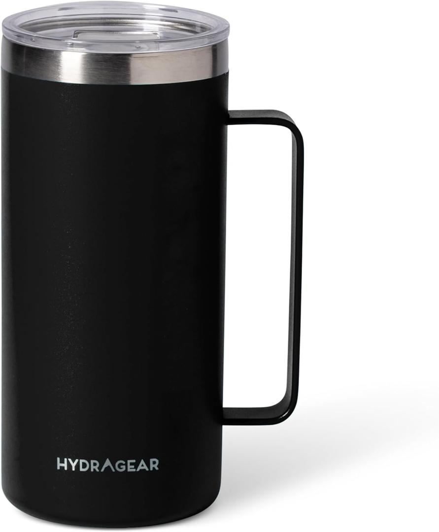 Roast Double-Wall Insulated Stainless Steel Mug - 25 Oz - Black Powder Coat