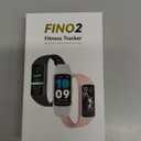 FITVII FINO 2 Slim Fitness Tracker, Smart Watch with Blood Oxygen, Sleep Monitor, 24/7 Heart Rate & Blood Pressure, IP68 Waterproof Health Activity Trackers with Calories Step Counter for Women Men (Black)