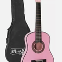 Music Alley MA-51 Classical Acoustic Guitar Kids and Junior Pink, Half Size