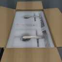 Modern Bathroom Vanity Light 2-Lights Brushed Nickel Vanity Light Crystal Wall Light Bathroom Light Fixtures