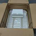 Gold Dish Racking Rack for Kitchen Counter, Carbon Steel Space-Saving Design with Removable Drip Tray & Cutlery Holder, Efficient Drainer for Daily Use, Durable and Stylish in Golden Finish