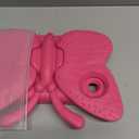 Kindle Fire 7 Kids Tablet Case Fire 7 2022 Butterfly Cover for Girl Toddlers with Kickstand Light EVA Full Boby Drop Protective Rugged Shockproof Kid-Proof Cute Case (Rose)