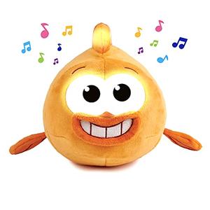 WowWee Baby Shark's Big Show! William Fishlight Plush Toy Doubles as Kids Flashlight – Includes Sounds and Music – Official Baby Shark Toy