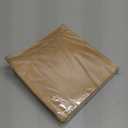 100 Pcs Bakery Bags with Window, 7.1 x 7.5 Inches Paper Sandwich & Donut Bags for Treat, Snack & Cookie Packaging (Brown)