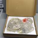 Large Wall Clock,Modern Silent Non-Ticking Metal Wall Art Wall Clocks Battery Operated, Horizontal or Vertical Hanging Clock for Living Room, Kitchen, Bedroom, or Office Wall Decor (34") (Gold-small)