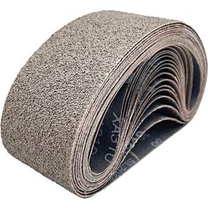 3x18 Inch Sanding Belts 36 Grit Aluminum Oxide Belt Sander Sandpaper, 10-Pack